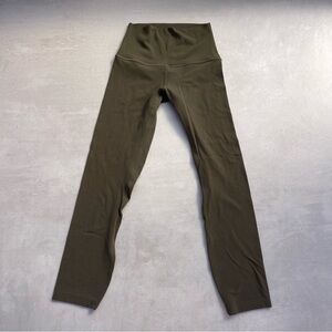 Olive Lulu lemon Align Pant